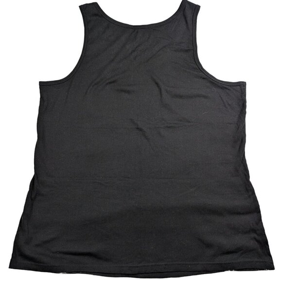 Old Navy Black Tank with Rainbow-colored Embellishments Size XXL - Picture 2 of 4